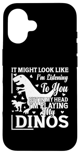 Hülle für iPhone 16 Lustiger Dinosaurier Spruch Lustiger Dinosaurier Dino-Liebhaber von Funny Dinosaur Quotes