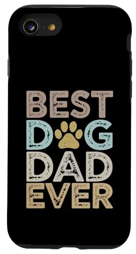 Hülle für iPhone SE (2020) / 7 / 8 Lustiges T-Shirt mit Aufschrift "Best Dog Dad Ever" von Funny Dog Dad Clothing