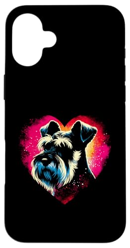 Schnauzer Hund Dog Lover - Retro Liebhaber von Hunderassen Hülle für iPhone 16 Plus von Funny Dog Gifts For Dog Lover