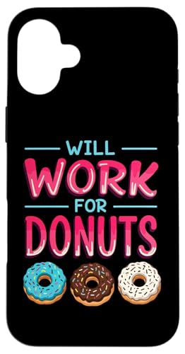 Hülle für iPhone 16 Plus Donut Lustiger Donut Gebratener Teig Süßer Snack Dessert von Funny Donut Lover Apparel & Shirts Men Women Kids