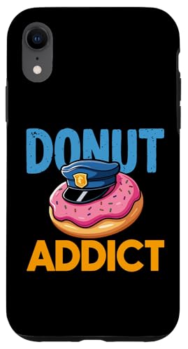 Hülle für iPhone XR Donut Lustiger Donut Gebratener Teig Süßer Snack Dessert von Funny Donut Lover Apparel & Shirts Men Women Kids