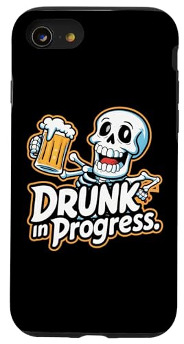 Hülle für iPhone SE (2020) / 7 / 8 Drunk in Progress Lustige Kleidung mit Trinkmotiv von Funny Drinking Party Graphic Tee For Men and Women