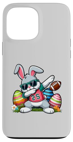 Kinder Osterhase Fußball Dabbing Osterhase für Kleinkinder Hülle für iPhone 13 Pro Max von Funny Easter Football bunny dabbing easter day tee