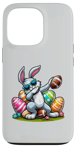 Lustiger Osterhase Fußball Dabbing Osterhase Jungen Mädchen Hülle für iPhone 13 Pro von Funny Easter Football bunny dabbing easter day tee