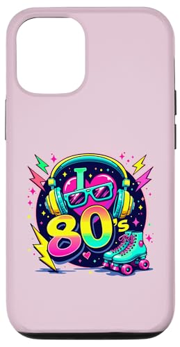 Hülle für iPhone 12/12 Pro I Love The 80er-Shirt für Damen und Mädchen, Vintage-Partyoutfit der 80er von Funny Eighties 80s Costume Party I Love The 80's