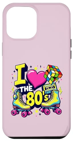 Hülle für iPhone 13 Pro Max Partykostüm „I Love The 80ers“ für Damen, Mädchen, Achtzigerjahre von Funny Eighties 80s Costume Party I Love The 80's