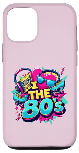 Hülle für iPhone 14 Pro Vintage 80er Jahre Party Outfit Herren Damen 80er Jahre I Love The 80s von Funny Eighties 80s Costume Party I Love The 80's