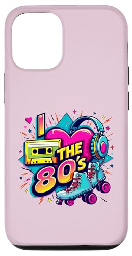 Hülle für iPhone 15 Pro Vintage 80er Jahre Party Outfit Herren Damen 80er Jahre I Love The 80s von Funny Eighties 80s Costume Party I Love The 80's