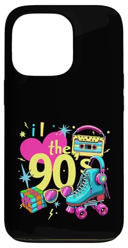 Hülle für iPhone 13 Pro I Love The 90er Shirt für Herren und Damen, Vintage-Partykostüm der 90er von Funny Eighties 90s Costume Party I Love The 90's