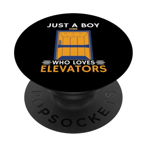 Best Elevator Art Herren Jungen Kinder Aufzug Mechaniker Inspector PopSockets Klebender PopGrip von Funny Elevator Gift Elevator Mechanic