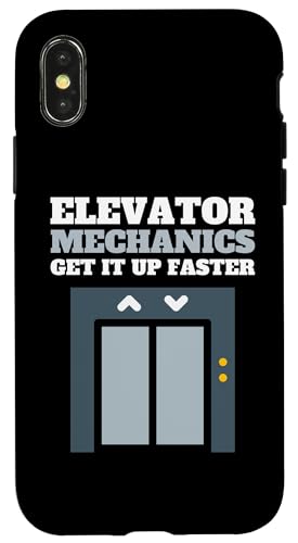 Hülle für iPhone X/XS Bester Aufzugsmechaniker, Kunst, Männer, Maschinist, Aufzugsführer von Funny Elevator Gift Elevator Mechanic