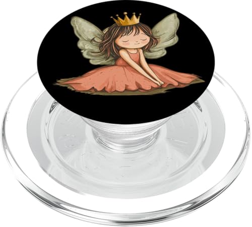 Eine Krone für die lustigste Fee für Erwachsene und Kinder PopSockets PopGrip für MagSafe von Funny Fairy Crown Outfit