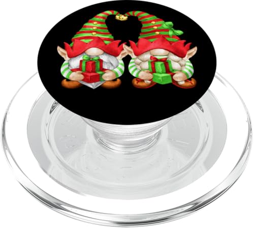 Christmas Elf Gnomies For Women Cute Family Christmas Gnome PopSockets PopGrip für MagSafe von Funny Family Christmas Gnome Gifts By MiGiLaMo