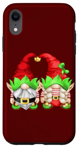 Hülle für iPhone XR Christmas Gnome Couple Cute Xmas Decor For Funny Mom And Dad von Funny Family Christmas Gnome Gifts By MiGiLaMo