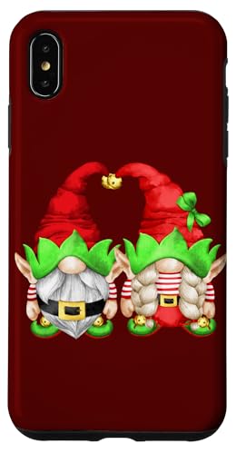 Hülle für iPhone XS Max Christmas Gnome Couple Cute Xmas Decor For Funny Mom And Dad von Funny Family Christmas Gnome Gifts By MiGiLaMo