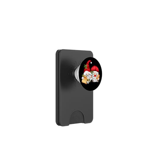 Santa Themed Graphic For Grandma Grandpa Christmas Gnome PopSockets PopWallet für MagSafe von Funny Family Christmas Gnome Gifts By MiGiLaMo