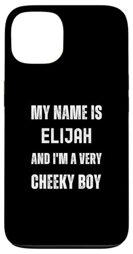 Elijah Lustiger Witz Sehr frecher Junge für Familie oder Freunde Hülle für iPhone 13 von Funny Family Or Friends Name Joke Designs