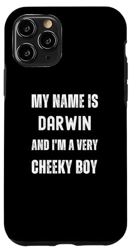 Hülle für iPhone 11 Pro Darwin Lustiger Witz Sehr frecher Junge für Familie oder Freunde von Funny Family Or Friends Name Joke Designs