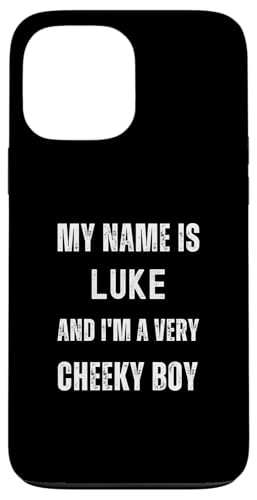 Hülle für iPhone 13 Pro Max Luke Lustiger Witz Sehr frecher Junge für Familie oder Freunde von Funny Family Or Friends Name Joke Designs