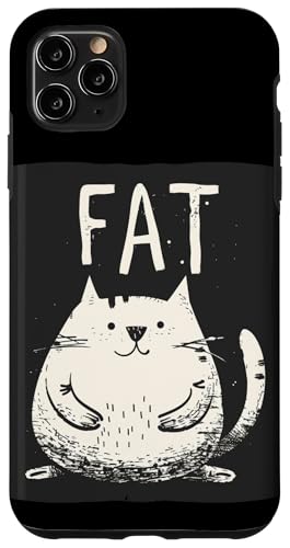 Hülle für iPhone 11 Pro Max Hübsches Tierkostüm für übergewichtige Katzenliebhaber von Funny Fat Cat Outfit