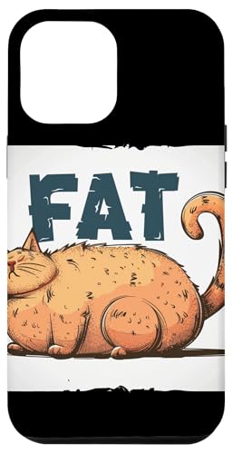 Hülle für iPhone 15 Plus Lustige dicke Katze für Jungen und Mädchen von Funny Fat Cat Outfit