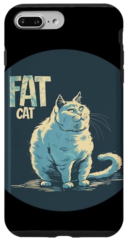 Hülle für iPhone 7 Plus/8 Plus Dicke und übergewichtige Katze für Liebhaber fetter Katzen von Funny Fat Cat Outfit