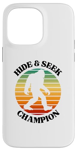 Hülle für iPhone 14 Pro Max Bigfoot Vintage Sunset - Verstecken und Suchen Weltmeister von Funny Father Fashions