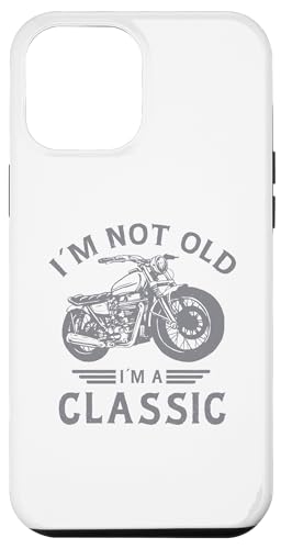 Hülle für iPhone 14 Pro Max I'm Not Old I'm a Classic – Vatertag – Vintage Motorrad von Funny Father Fashions