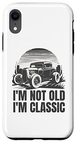 Hülle für iPhone XR I'm Not Old I'm Classic – Vatertag – Oldtimer von Funny Father Fashions