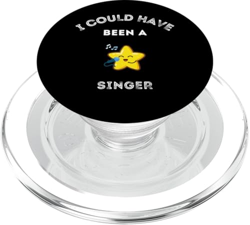 Lustiger singender Sänger Chorband Karaoke Vater Sänger Väter PopSockets PopGrip für MagSafe von Funny Father's Day Adult Joke Could Have Been