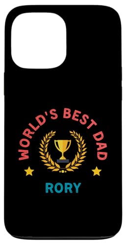 Hülle für iPhone 13 Pro Max Rory World's Best Dad Vatertag Geburtstag Feier von Funny Father's Day Personalized Designs