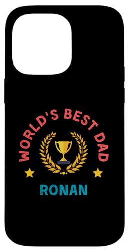 Hülle für iPhone 14 Pro Max Ronan World's Best Dad Vatertag Geburtstag Feier von Funny Father's Day Personalized Designs