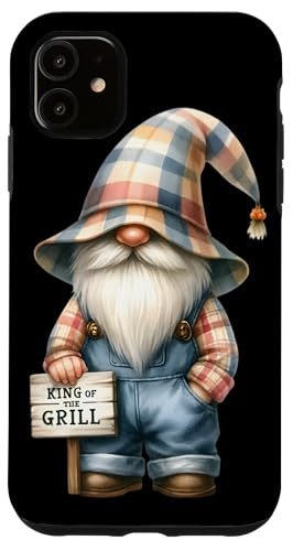 Hülle für iPhone 11 Fathers Day Daddy Gnome Grandpa For King Of The Grill von Funny Fathers Day Gnome Themed Gifts For Dad