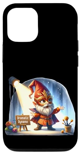 Hülle für iPhone 12/12 Pro Funny Actor Gnome Dad In The Spotlight For Daddy Fathers Day von Funny Fathers Day Gnome Themed Gifts For Dad