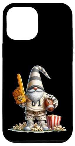 Hülle für iPhone 12 Pro Max Happy Fathers Day Gnome Grandpa For Daddy Best Football Dad von Funny Fathers Day Gnome Themed Gifts For Dad