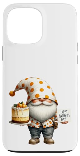 Hülle für iPhone 13 Pro Max Daddy Gnome Grandpa Happy Fathers Day Cake For Best Dad von Funny Fathers Day Gnome Themed Gifts For Dad