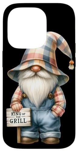 Hülle für iPhone 14 Pro Fathers Day Daddy Gnome Grandpa For King Of The Grill von Funny Fathers Day Gnome Themed Gifts For Dad