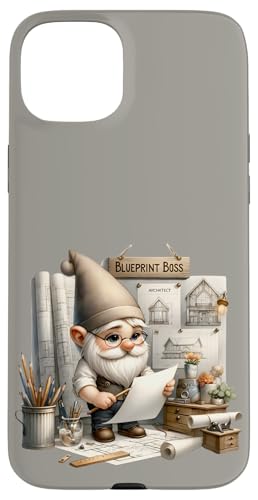 Hülle für iPhone 15 Plus Funny Architect Grandpa Gnome Graphic For Men And Best Daddy von Funny Fathers Day Gnome Themed Gifts For Dad