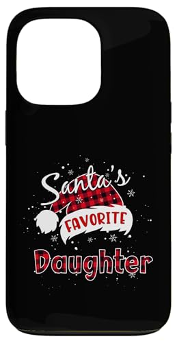 Hülle für iPhone 13 Pro Lustiges Weihnachtsplaid Buffalo Xmas mit der Lieblingstochter des Weihnachtsmanns von Funny Favorite Christmas Matching Pajama Tee