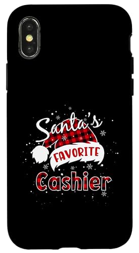 Hülle für iPhone X/XS Lustiger Weihnachtsmann-Pyjama von Funny Favorite Christmas Matching Pajama Tee