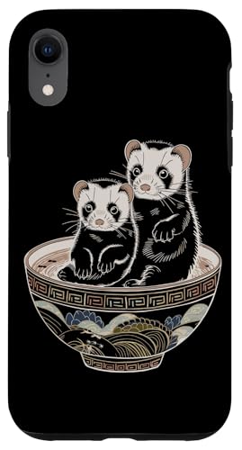 Frettchen Mama Hülle für iPhone XR von Funny Ferret Gifts for Women and Ferret Lovers