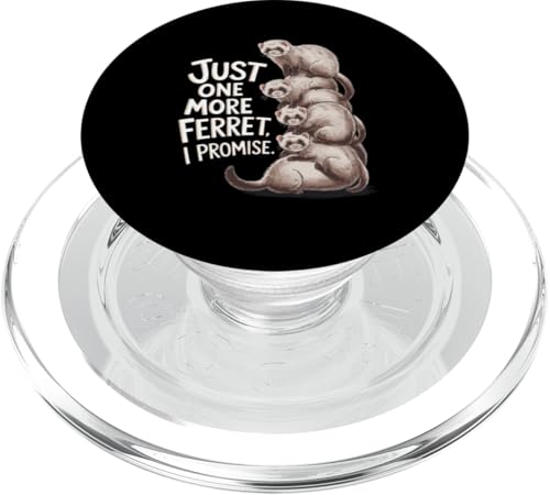 Frettchen Mama PopSockets PopGrip für MagSafe von Funny Ferret Gifts for Women and Ferret Lovers