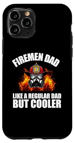 Hülle für iPhone 11 Pro Kunst für Männer, Vater, Feuerwehr, Feuerwehr, Feuerwehrmann von Funny Firefighter Gifts Fireman