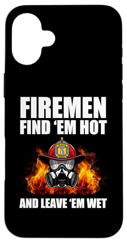 Hülle für iPhone 16 Plus Bestes Feuerwehrmann-Design für Männer und Jungen, Feuerwehrmann von Funny Firefighter Gifts Fireman