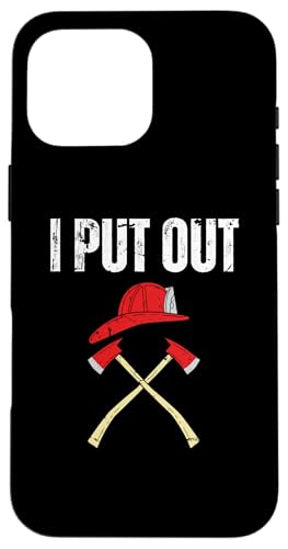 Hülle für iPhone 16 Pro Max Bestes Feuerwehrmann-Design für Männer Frauen Feuerwehrmann Feuerwehrmann von Funny Firefighter Gifts Fireman