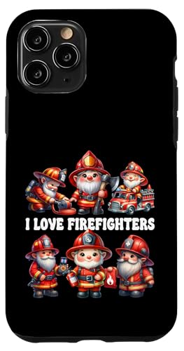 Firefighter Gnomes Graphic For Fireman I Love Firefighters Hülle für iPhone 11 Pro von Funny Fireman Gifts For Firefighters Gnome Lovers