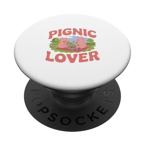 Pignic Pun – Lustiges Schwein Pulled Pork Grillen BBQ PopSockets Klebender PopGrip von Funny Food Designs