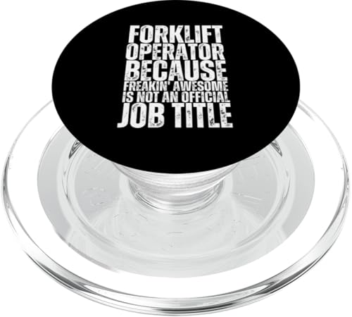 Gabelstapler-Betreiber ist ein großartiger Job Lustiger Lagerarbeiter PopSockets PopGrip für MagSafe von Funny Forklift Driver Warehouse Worker