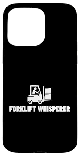 Hülle für iPhone 15 Pro Max Gabelstapler Whisperer Retro Vintage Lustiger Gabelstaplerfahrer von Funny Forklift Driver Warehouse Worker