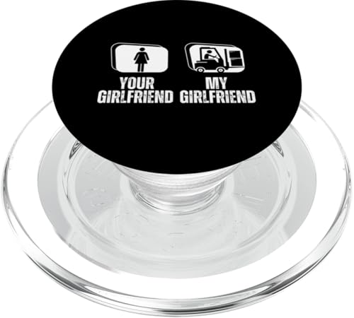 Your Girlfriend My Girlfriend Boyfriend Gabelstaplerfahrer PopSockets PopGrip für MagSafe von Funny Forklift Driver Warehouse Worker